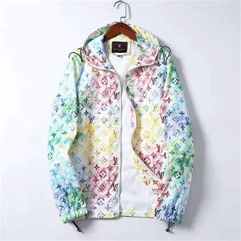 louis vuitton printed jackets colourful|louis vuitton jacket with pouches.